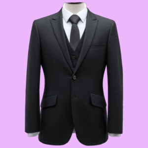 Classic black suit