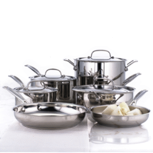 Deluxe Stainless Steel Cooking Pot Set