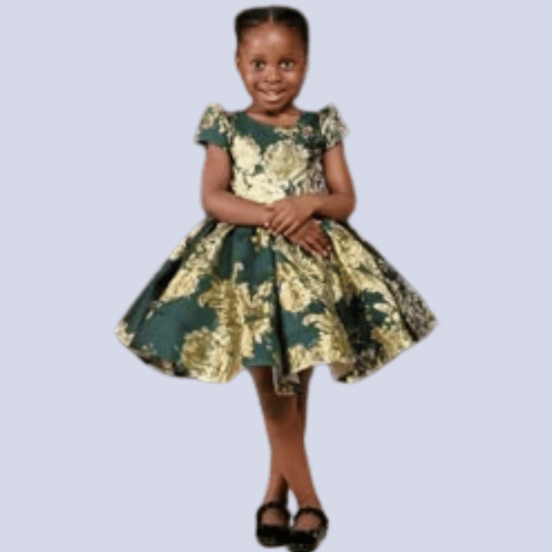 Little Sunshine Adire Gown