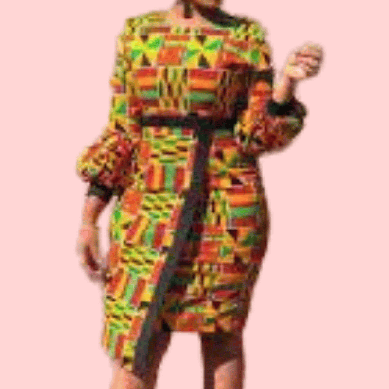 Ocean Grace Adire Kimono - Image 2