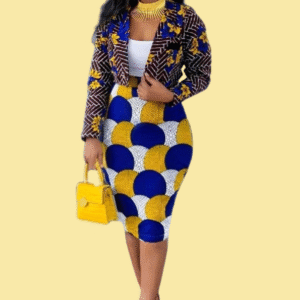 Ocean Grace Adire Kimono