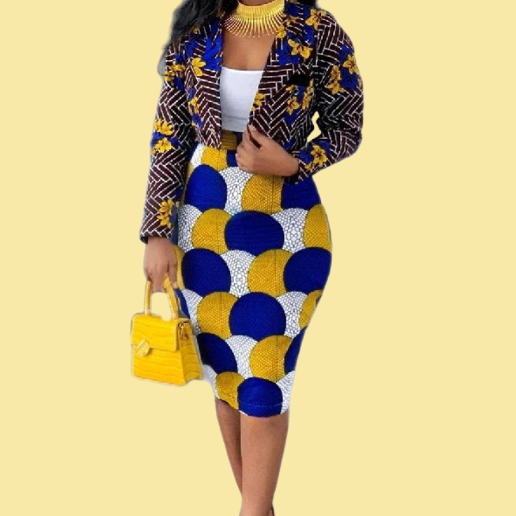 Ocean Grace Adire Kimono