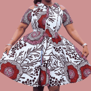 Royal Bloom Adire Gown (Women)